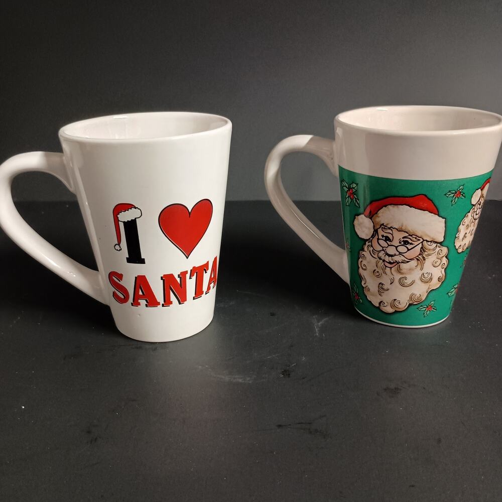 Christmas Santa Mug Set